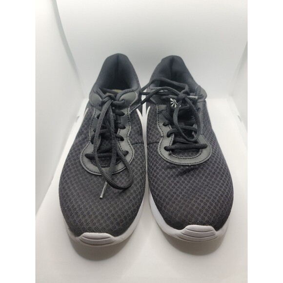 Nike TANJUN Men's Black White DJ6258-003 Lace Up Athletic Mesh Running Sneakers - Picture 1 of 10